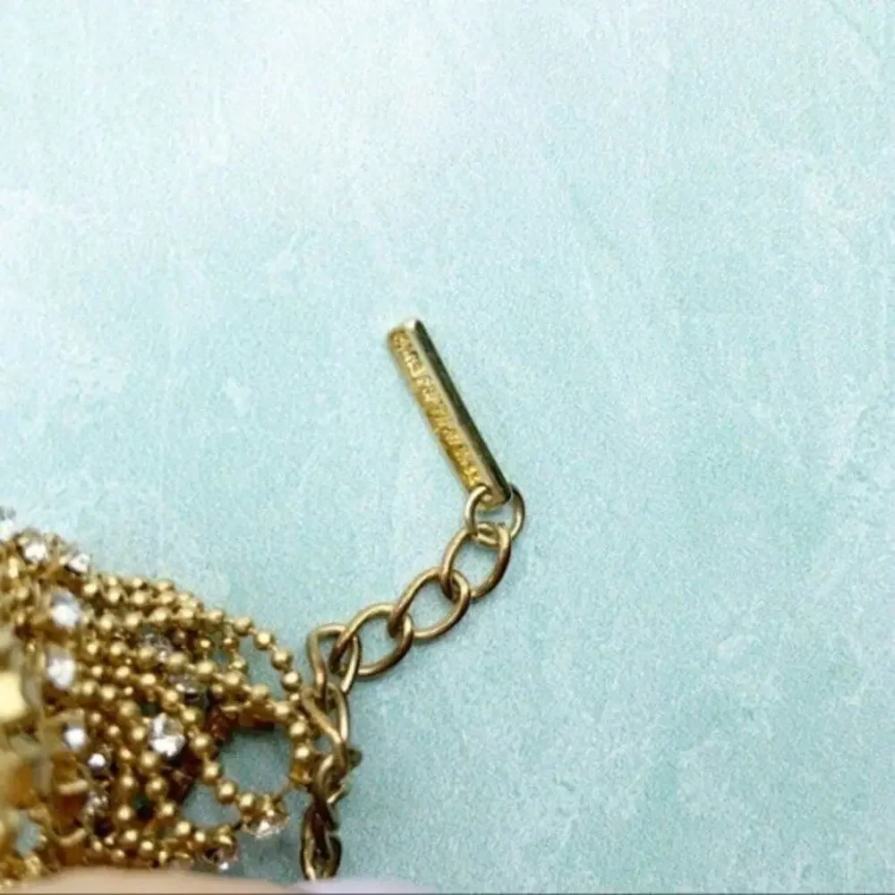 Saks Fifth Avenue Gold Holiday Choker Necklace